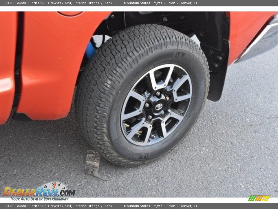 2018 Toyota Tundra SR5 CrewMax 4x4 Inferno Orange / Black Photo #29
