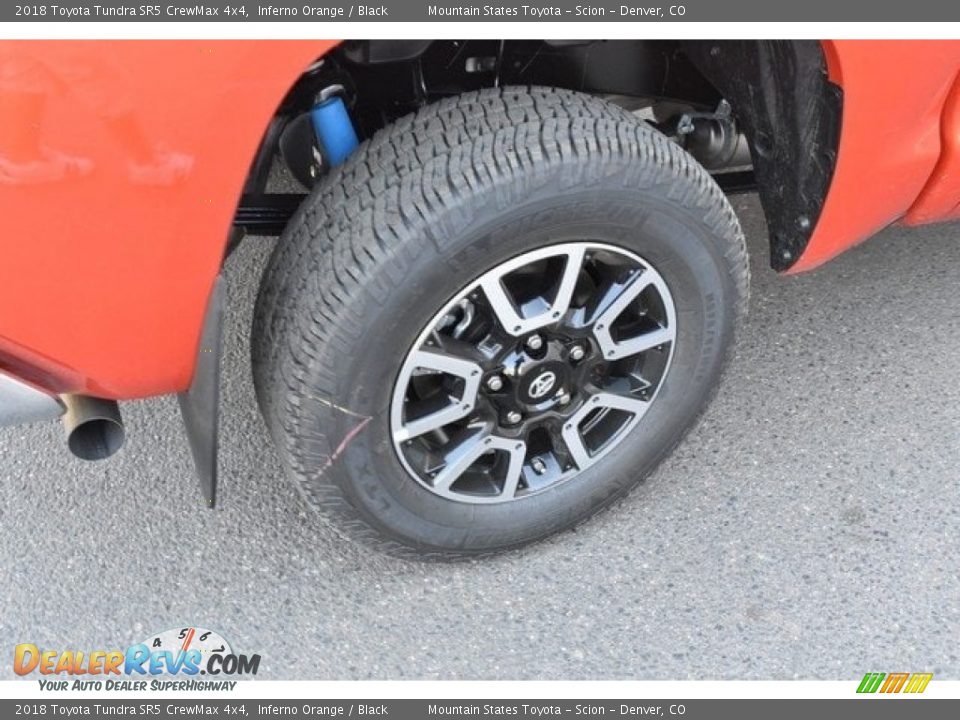 2018 Toyota Tundra SR5 CrewMax 4x4 Inferno Orange / Black Photo #30