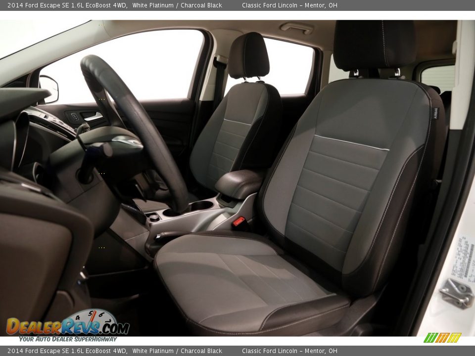 2014 Ford Escape SE 1.6L EcoBoost 4WD White Platinum / Charcoal Black Photo #6
