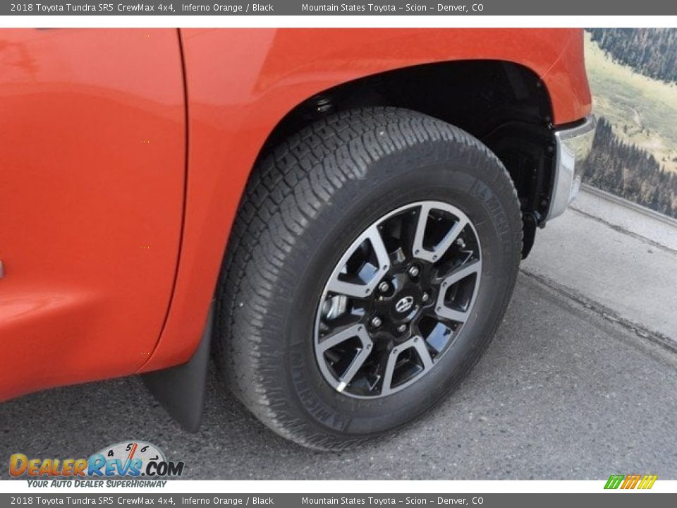 2018 Toyota Tundra SR5 CrewMax 4x4 Inferno Orange / Black Photo #31
