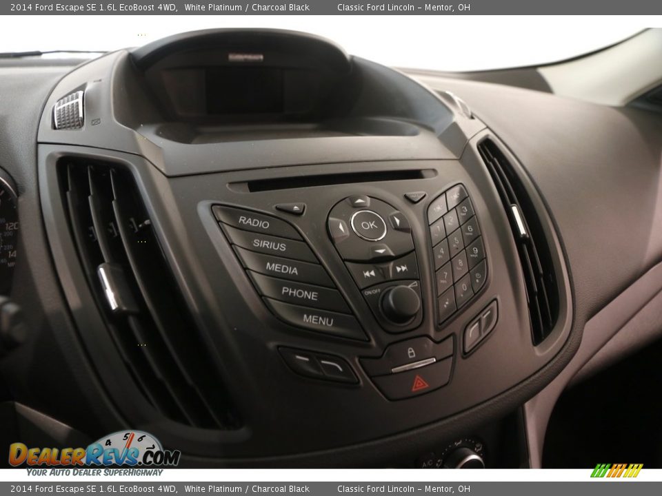 2014 Ford Escape SE 1.6L EcoBoost 4WD White Platinum / Charcoal Black Photo #10
