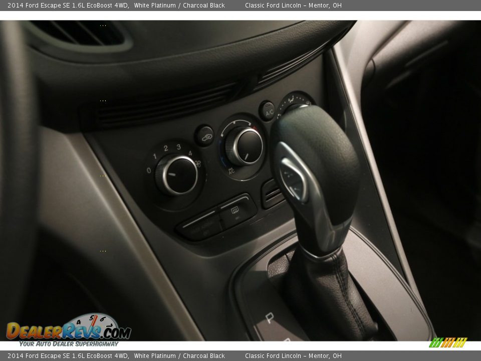 2014 Ford Escape SE 1.6L EcoBoost 4WD White Platinum / Charcoal Black Photo #13