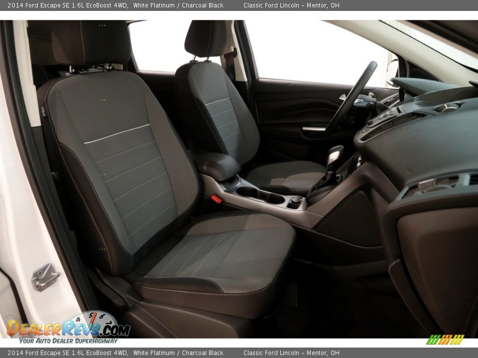 2014 Ford Escape SE 1.6L EcoBoost 4WD White Platinum / Charcoal Black Photo #15