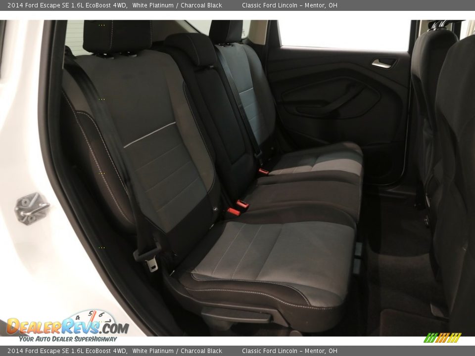 2014 Ford Escape SE 1.6L EcoBoost 4WD White Platinum / Charcoal Black Photo #16