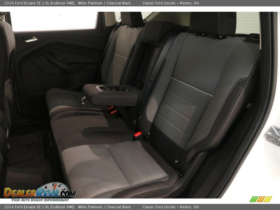 2014 Ford Escape SE 1.6L EcoBoost 4WD White Platinum / Charcoal Black Photo #18
