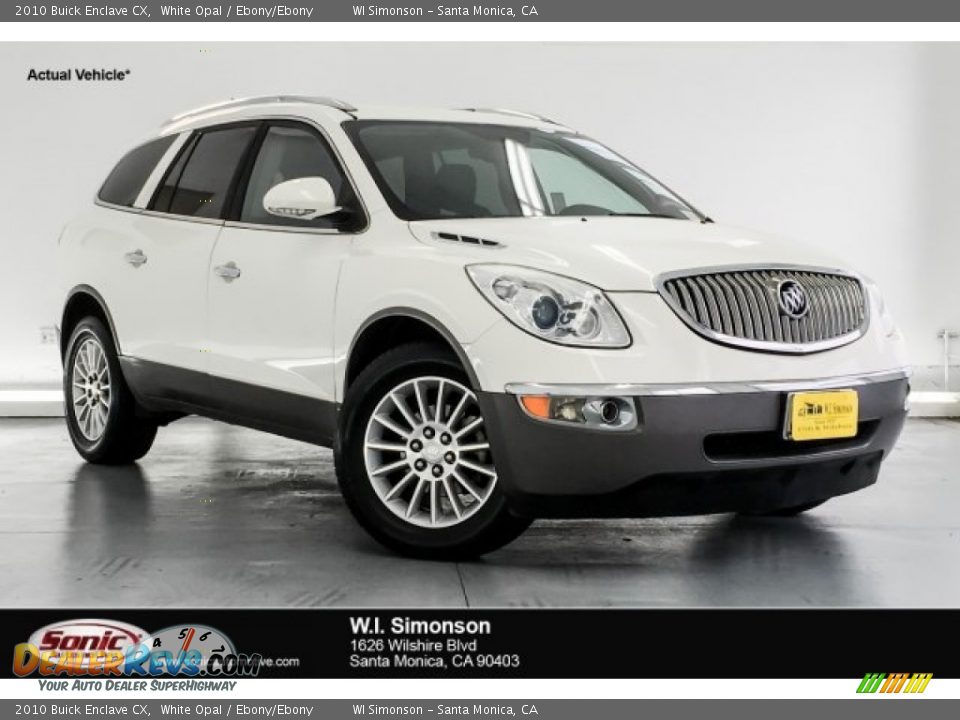 2010 Buick Enclave CX White Opal / Ebony/Ebony Photo #1
