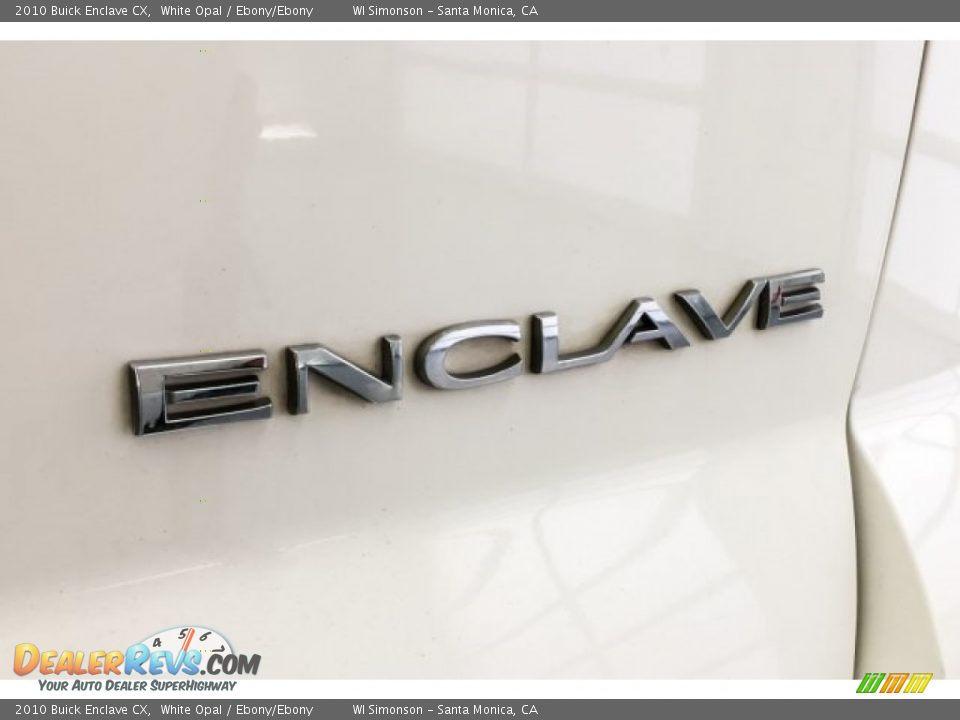 2010 Buick Enclave CX White Opal / Ebony/Ebony Photo #7