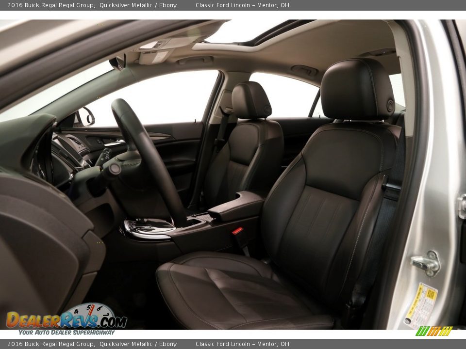 2016 Buick Regal Regal Group Quicksilver Metallic / Ebony Photo #5