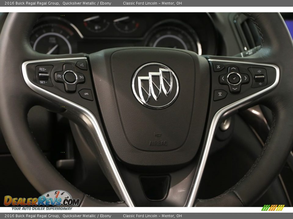 2016 Buick Regal Regal Group Quicksilver Metallic / Ebony Photo #7