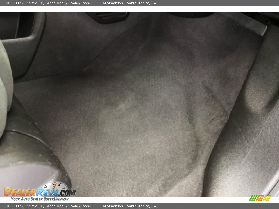 2010 Buick Enclave CX White Opal / Ebony/Ebony Photo #28