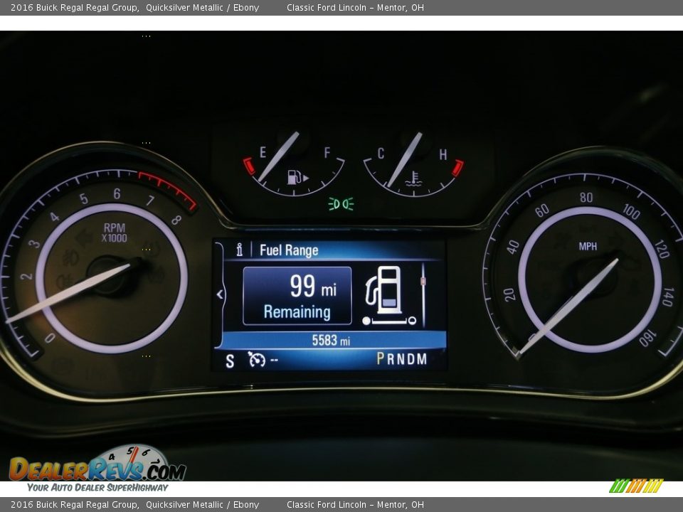 2016 Buick Regal Regal Group Quicksilver Metallic / Ebony Photo #9