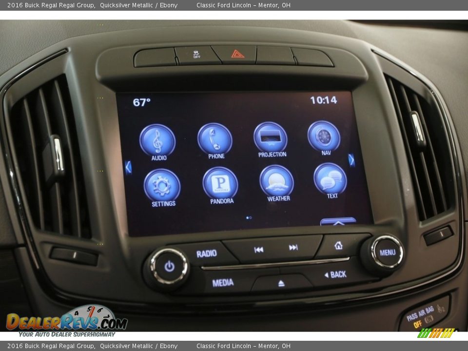 2016 Buick Regal Regal Group Quicksilver Metallic / Ebony Photo #11