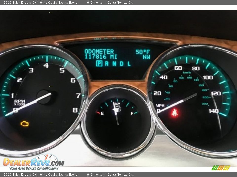 2010 Buick Enclave CX White Opal / Ebony/Ebony Photo #33