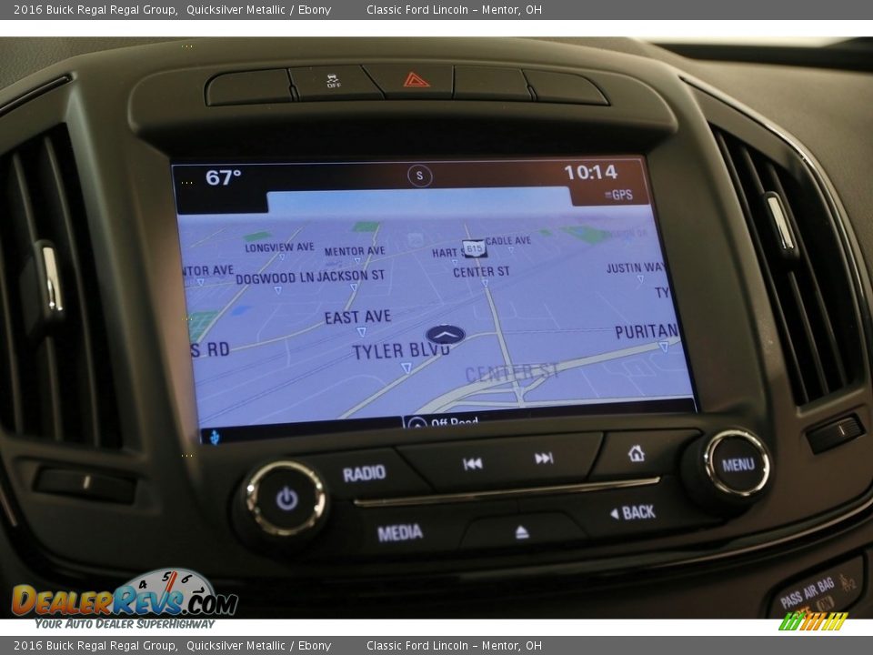 2016 Buick Regal Regal Group Quicksilver Metallic / Ebony Photo #15