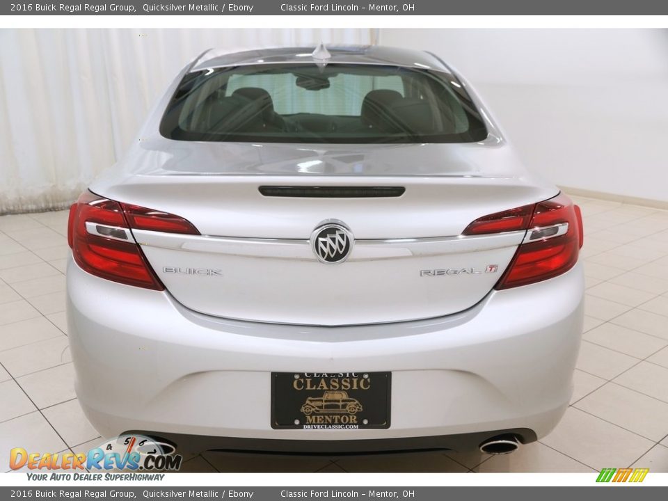 2016 Buick Regal Regal Group Quicksilver Metallic / Ebony Photo #23