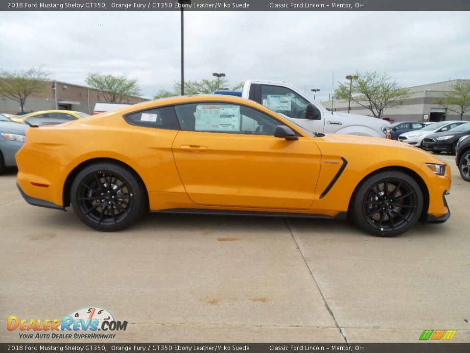 Orange Fury 2018 Ford Mustang Shelby GT350 Photo #3