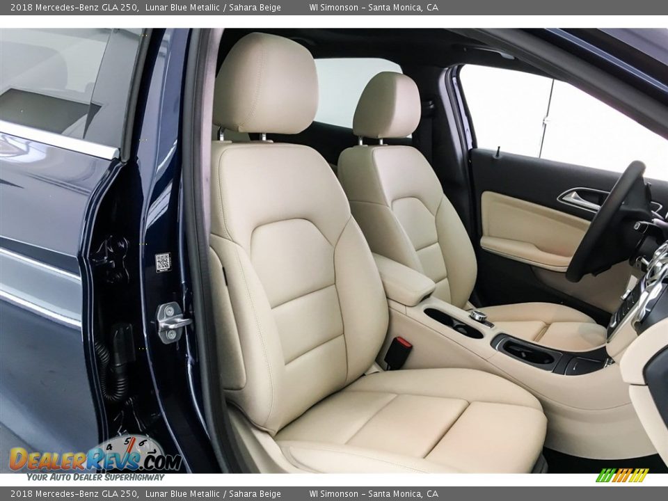2018 Mercedes-Benz GLA 250 Lunar Blue Metallic / Sahara Beige Photo #2