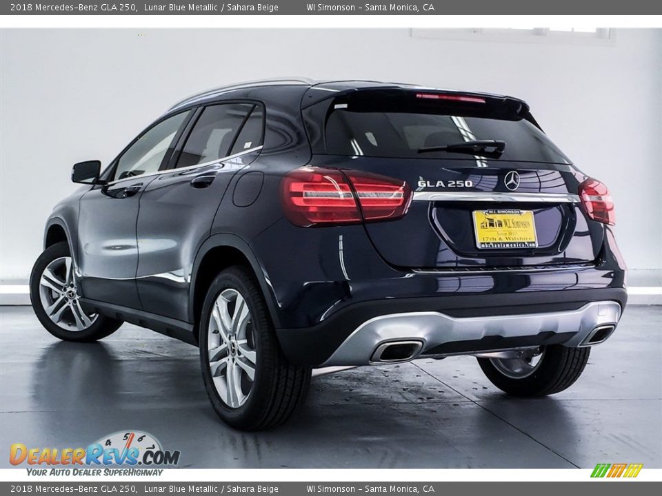 2018 Mercedes-Benz GLA 250 Lunar Blue Metallic / Sahara Beige Photo #3