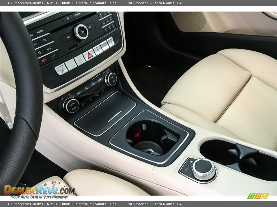 2018 Mercedes-Benz GLA 250 Lunar Blue Metallic / Sahara Beige Photo #7