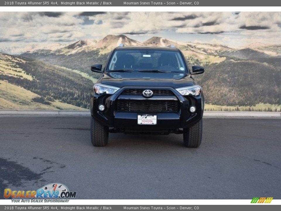 2018 Toyota 4Runner SR5 4x4 Midnight Black Metallic / Black Photo #2
