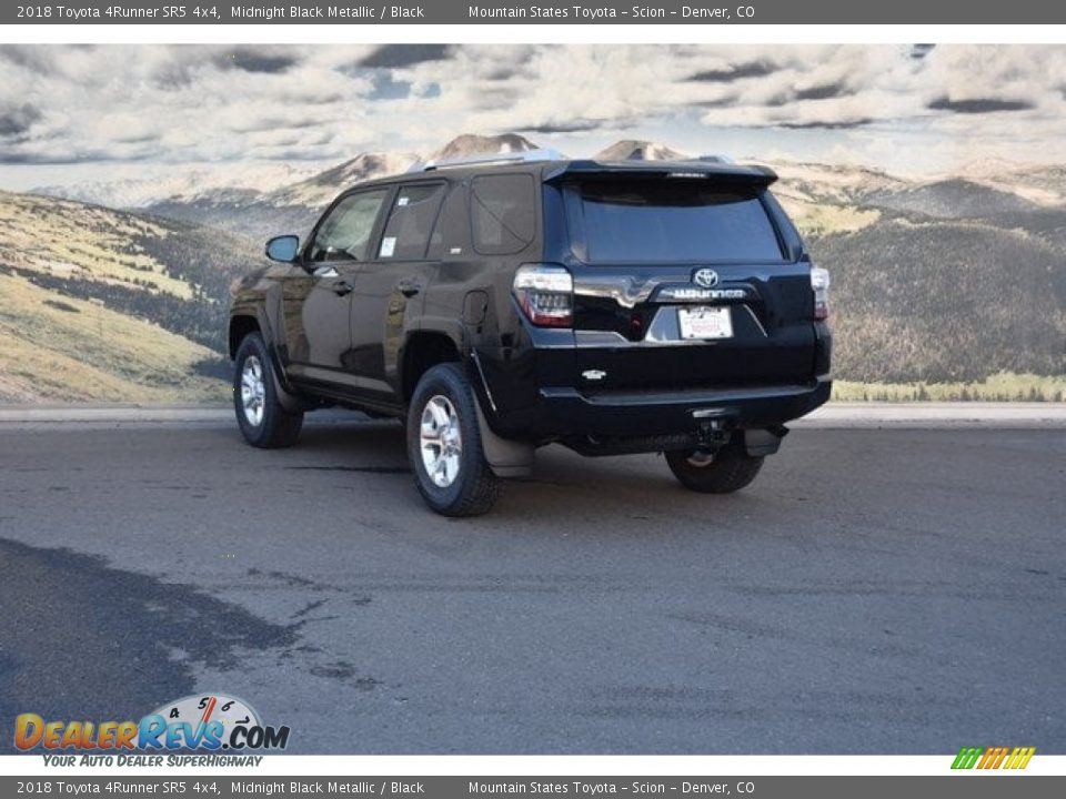 2018 Toyota 4Runner SR5 4x4 Midnight Black Metallic / Black Photo #3