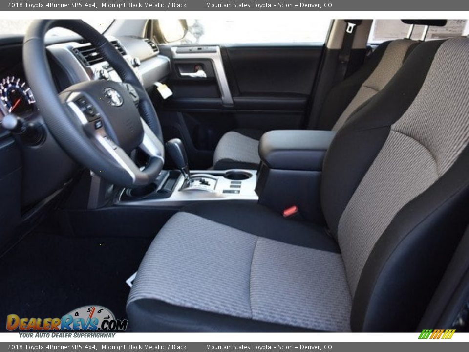 2018 Toyota 4Runner SR5 4x4 Midnight Black Metallic / Black Photo #6