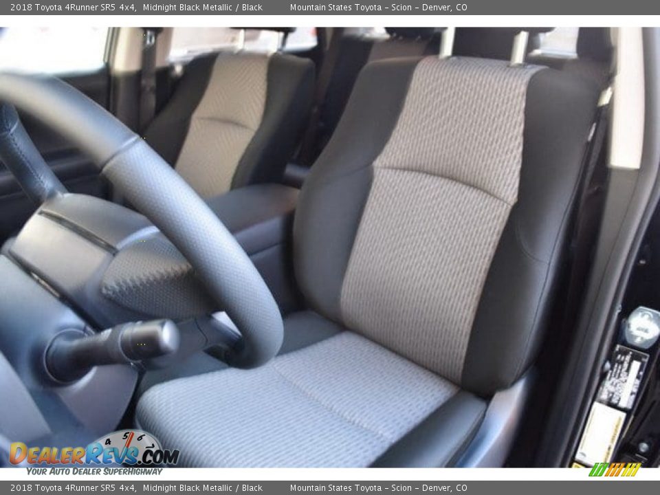 2018 Toyota 4Runner SR5 4x4 Midnight Black Metallic / Black Photo #7