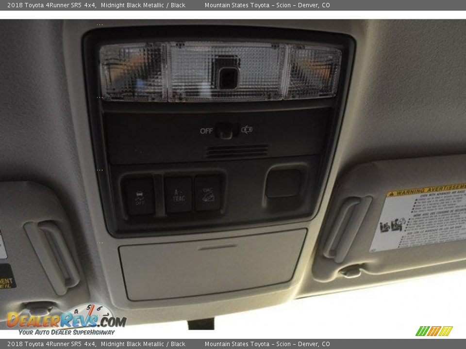 2018 Toyota 4Runner SR5 4x4 Midnight Black Metallic / Black Photo #9