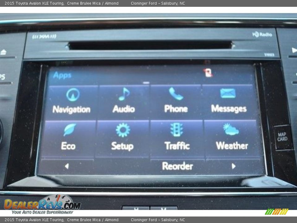 2015 Toyota Avalon XLE Touring Creme Brulee Mica / Almond Photo #18