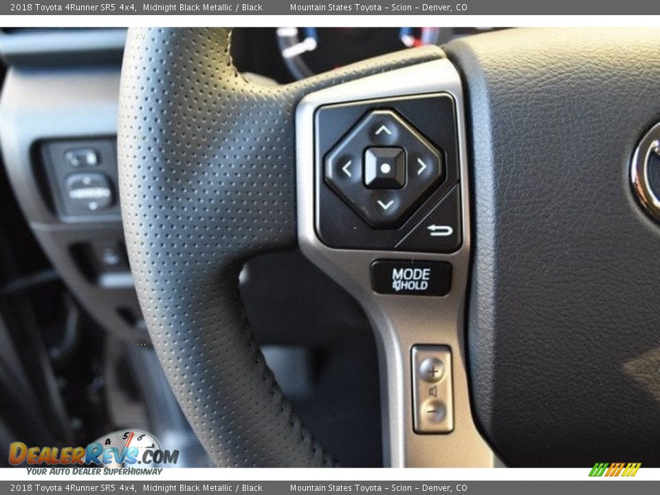 2018 Toyota 4Runner SR5 4x4 Midnight Black Metallic / Black Photo #26