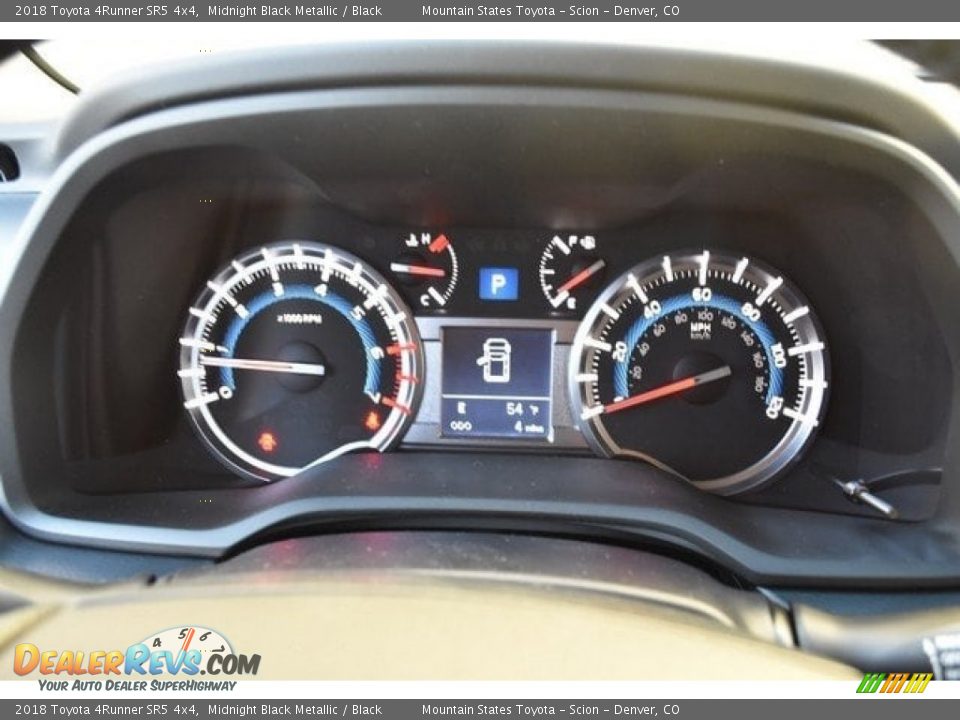 2018 Toyota 4Runner SR5 4x4 Midnight Black Metallic / Black Photo #28