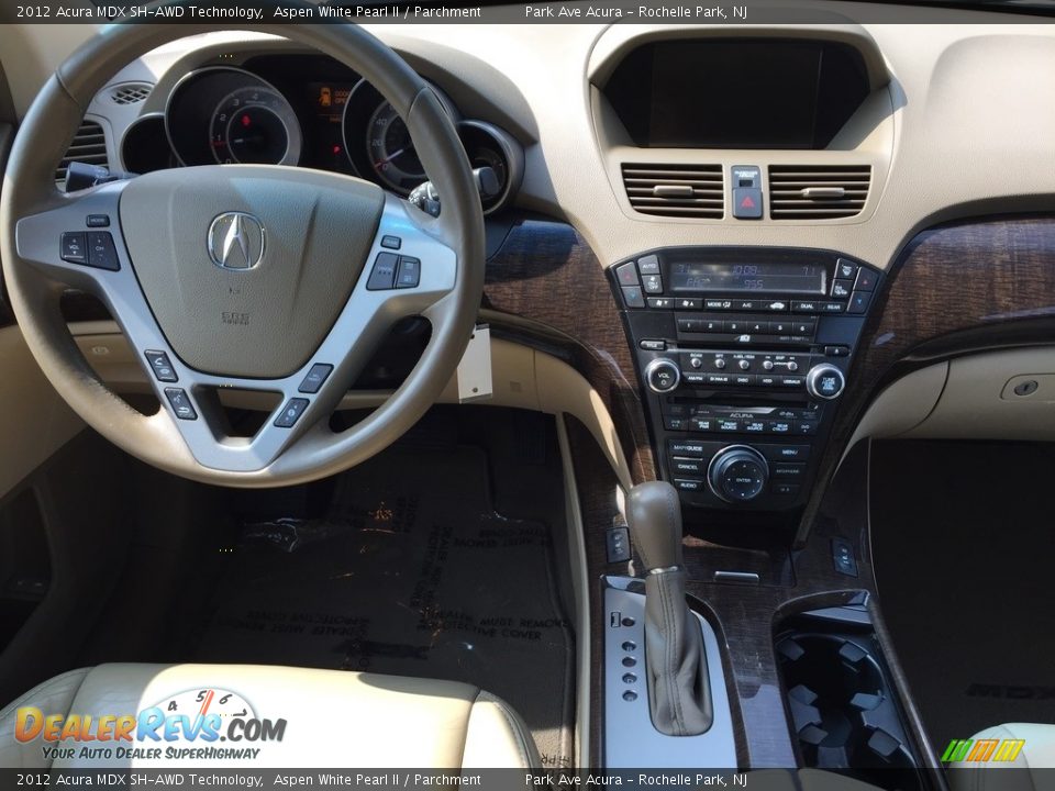 2012 Acura MDX SH-AWD Technology Aspen White Pearl II / Parchment Photo #13