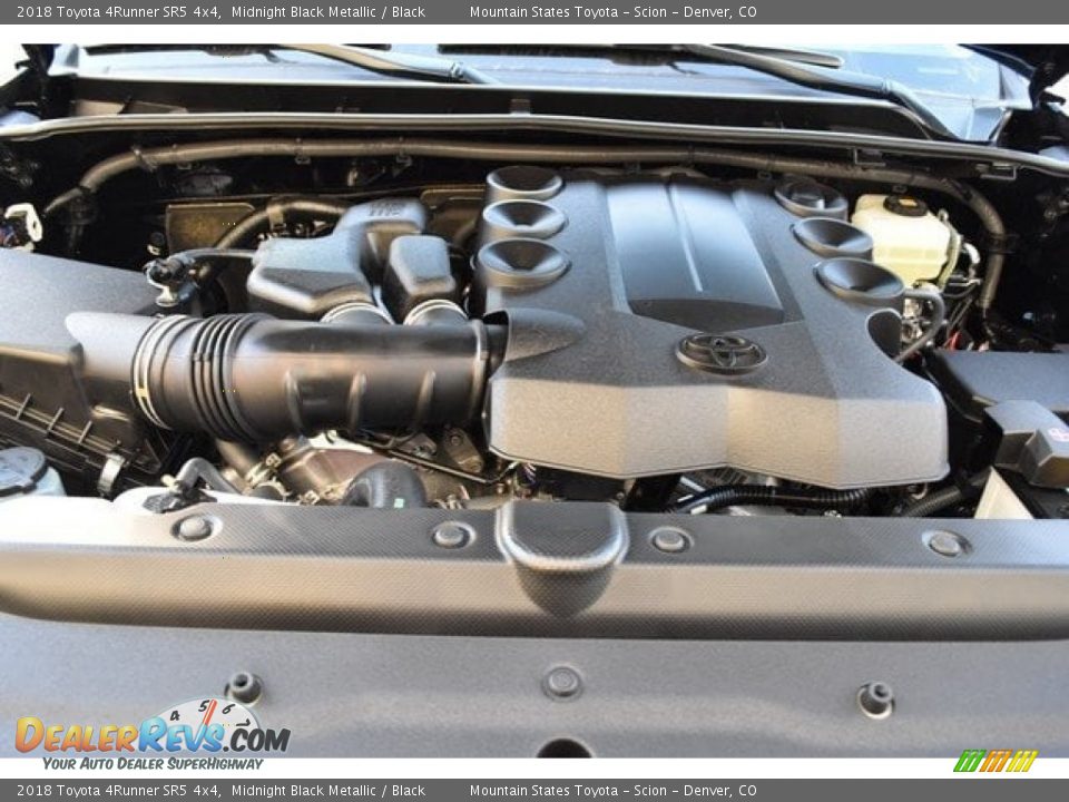 2018 Toyota 4Runner SR5 4x4 Midnight Black Metallic / Black Photo #31