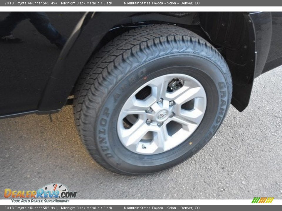 2018 Toyota 4Runner SR5 4x4 Midnight Black Metallic / Black Photo #33