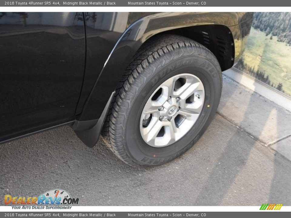 2018 Toyota 4Runner SR5 4x4 Midnight Black Metallic / Black Photo #35