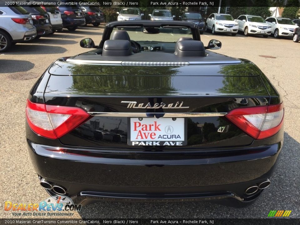 2010 Maserati GranTurismo Convertible GranCabrio Nero (Black) / Nero Photo #4