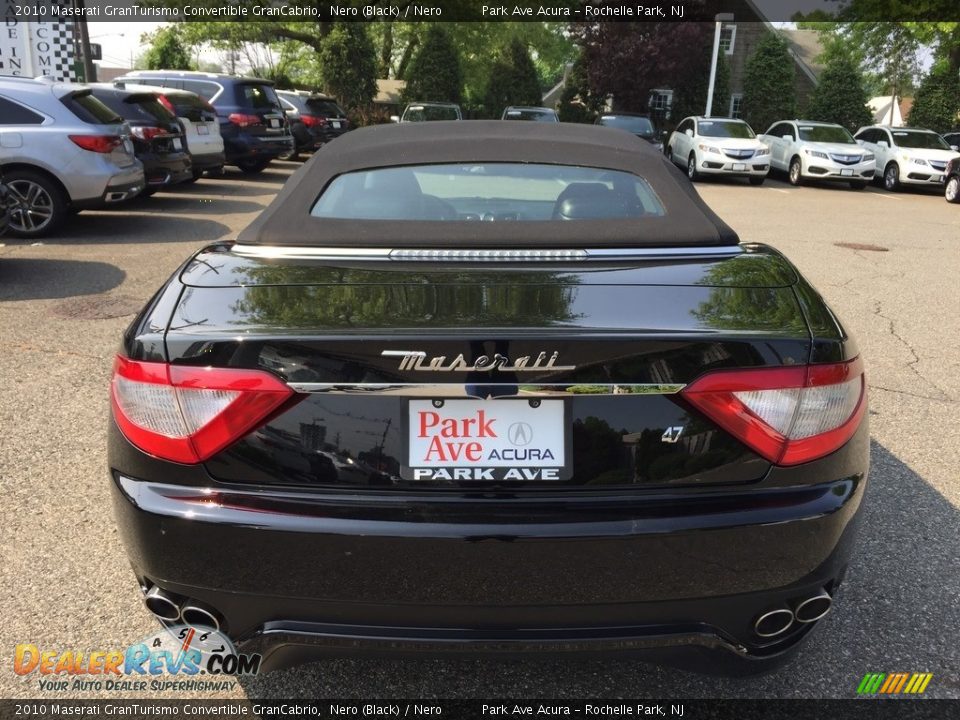 2010 Maserati GranTurismo Convertible GranCabrio Nero (Black) / Nero Photo #12