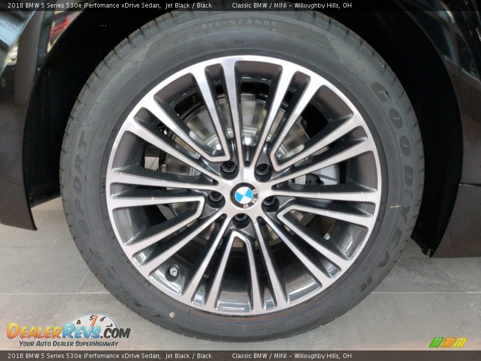 2018 BMW 5 Series 530e iPerfomance xDrive Sedan Jet Black / Black Photo #8