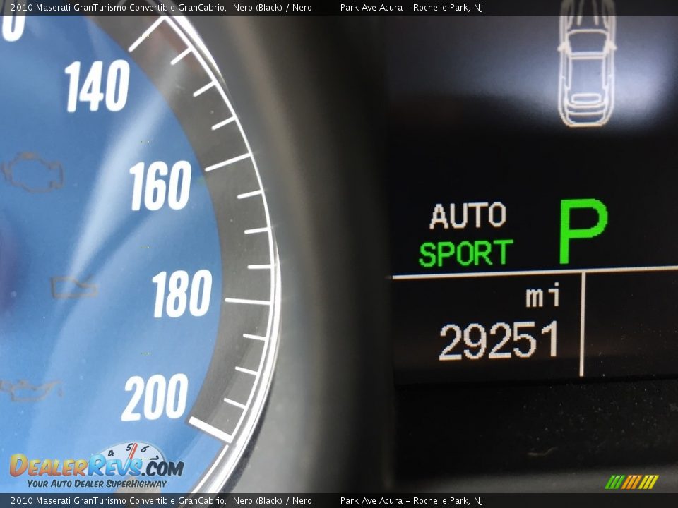 2010 Maserati GranTurismo Convertible GranCabrio Nero (Black) / Nero Photo #26
