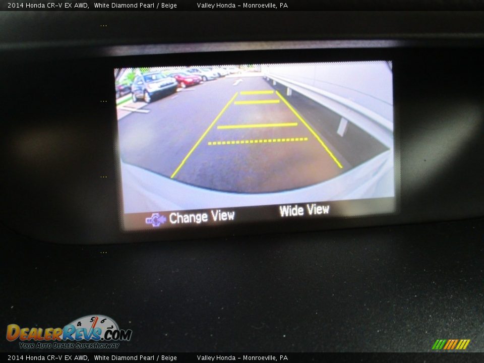 2014 Honda CR-V EX AWD White Diamond Pearl / Beige Photo #16