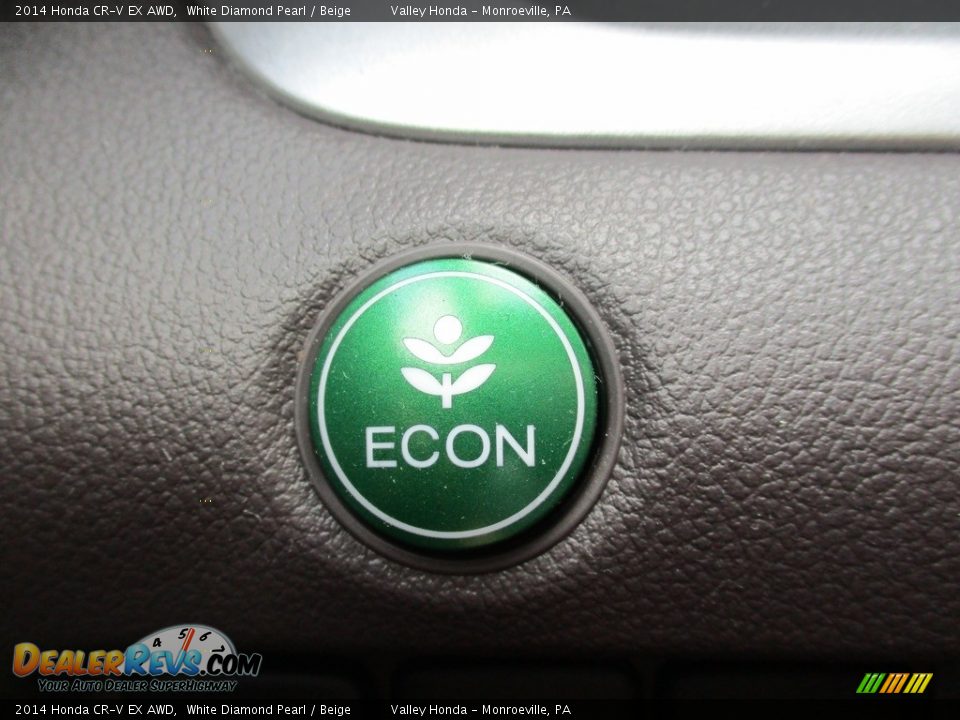 2014 Honda CR-V EX AWD White Diamond Pearl / Beige Photo #18