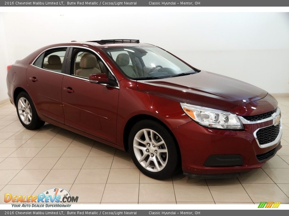 2016 Chevrolet Malibu Limited LT Butte Red Metallic / Cocoa/Light Neutral Photo #1