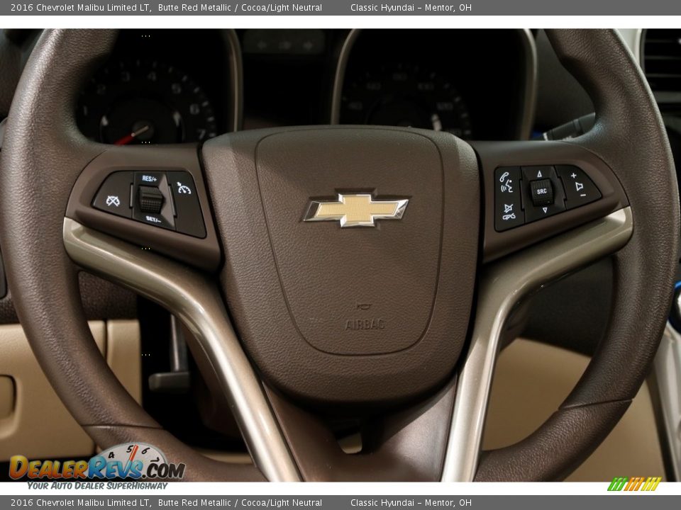 2016 Chevrolet Malibu Limited LT Butte Red Metallic / Cocoa/Light Neutral Photo #6
