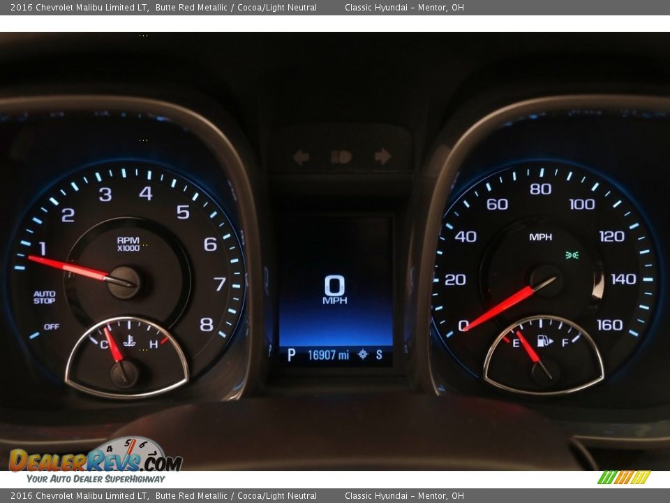 2016 Chevrolet Malibu Limited LT Butte Red Metallic / Cocoa/Light Neutral Photo #7