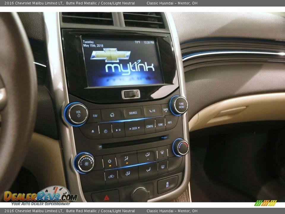 2016 Chevrolet Malibu Limited LT Butte Red Metallic / Cocoa/Light Neutral Photo #8