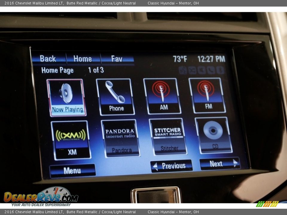 2016 Chevrolet Malibu Limited LT Butte Red Metallic / Cocoa/Light Neutral Photo #9