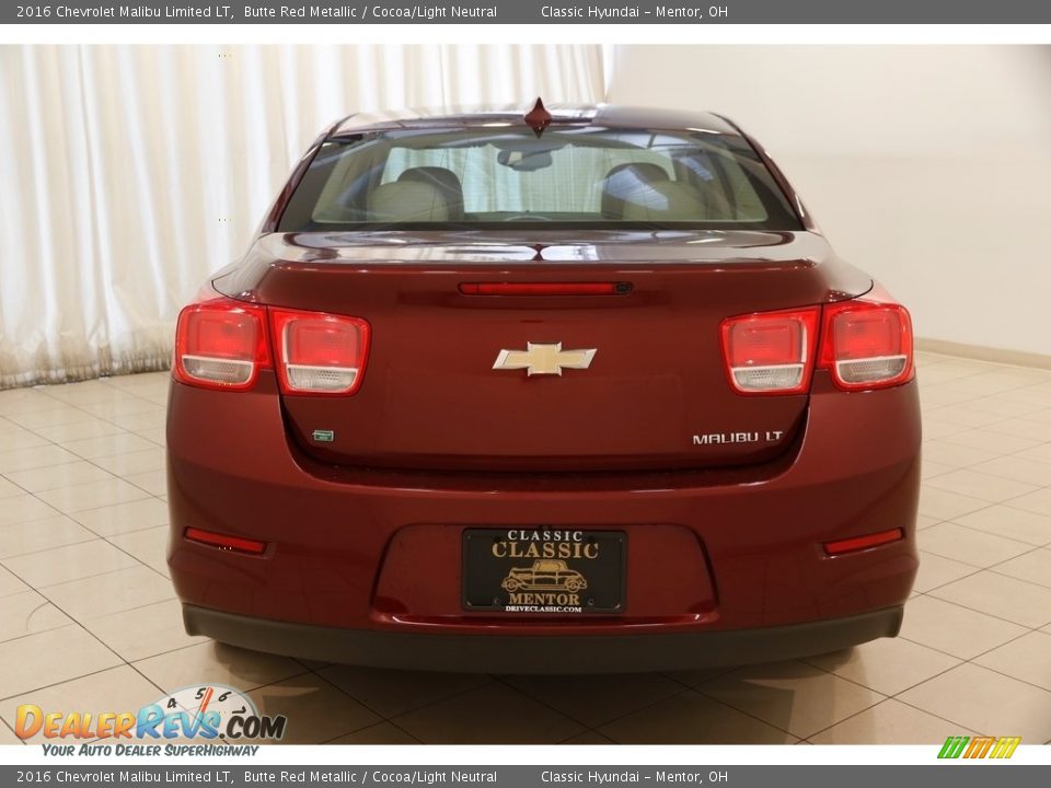 2016 Chevrolet Malibu Limited LT Butte Red Metallic / Cocoa/Light Neutral Photo #17