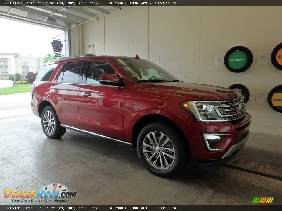 2018 Ford Expedition Limited 4x4 Ruby Red / Ebony Photo #1
