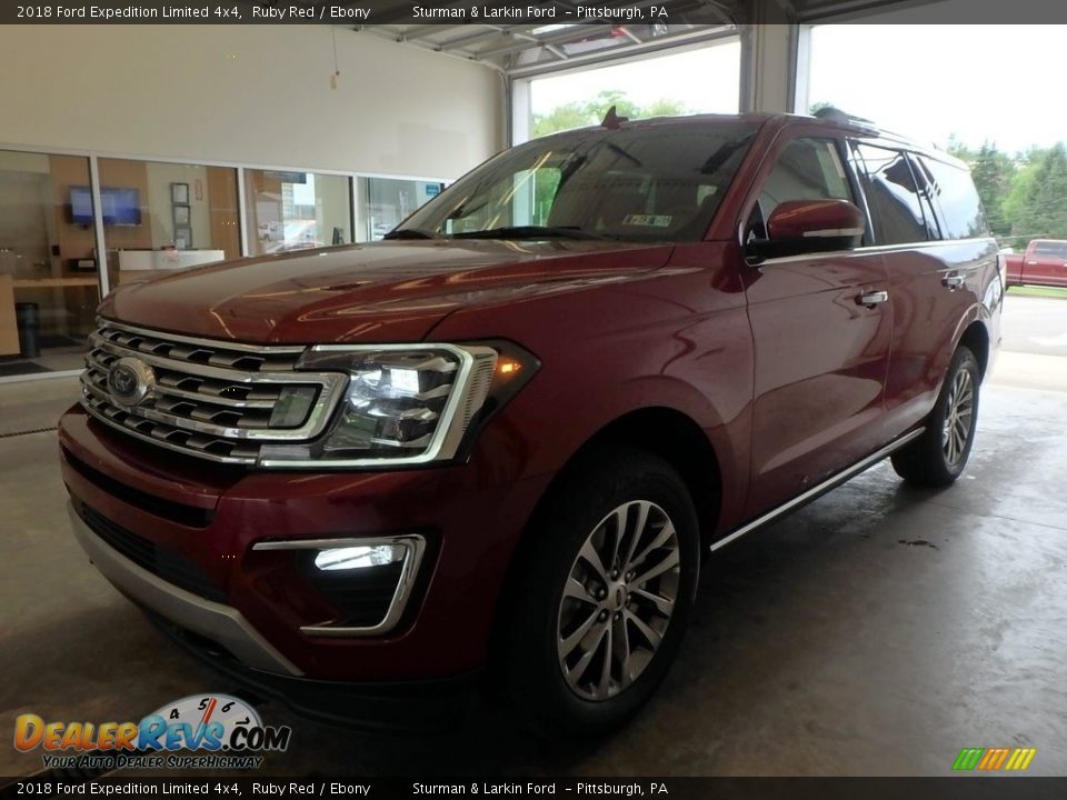 2018 Ford Expedition Limited 4x4 Ruby Red / Ebony Photo #4