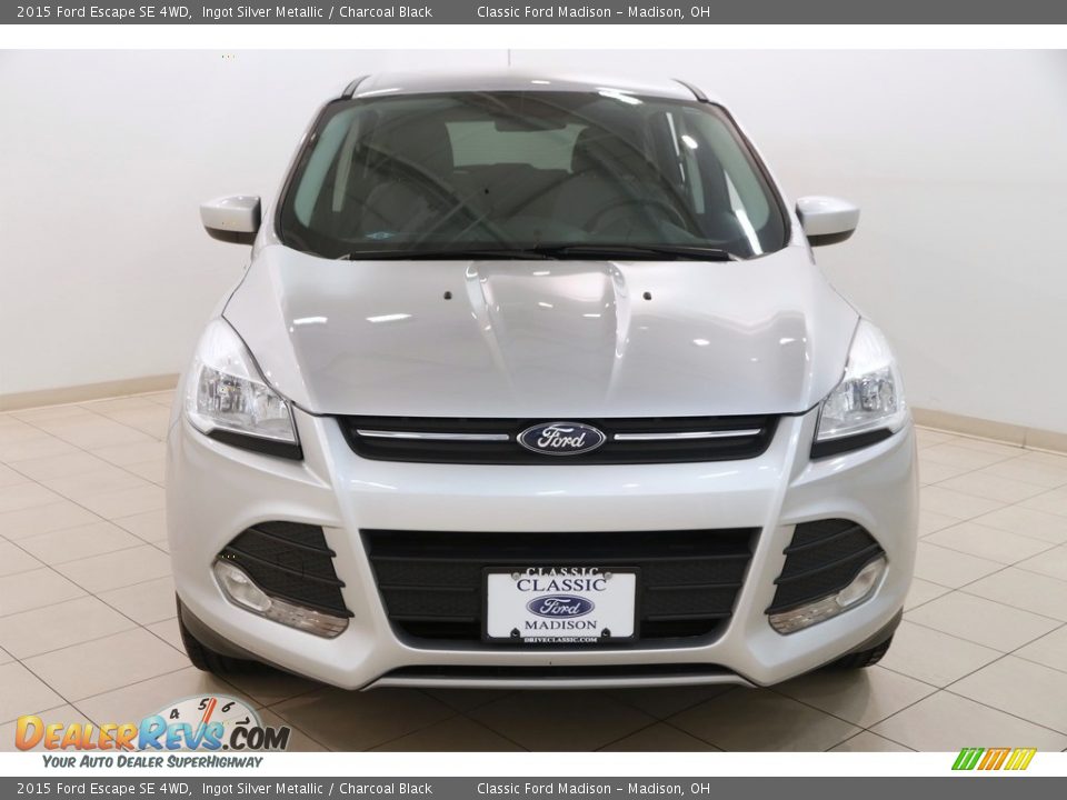 2015 Ford Escape SE 4WD Ingot Silver Metallic / Charcoal Black Photo #2